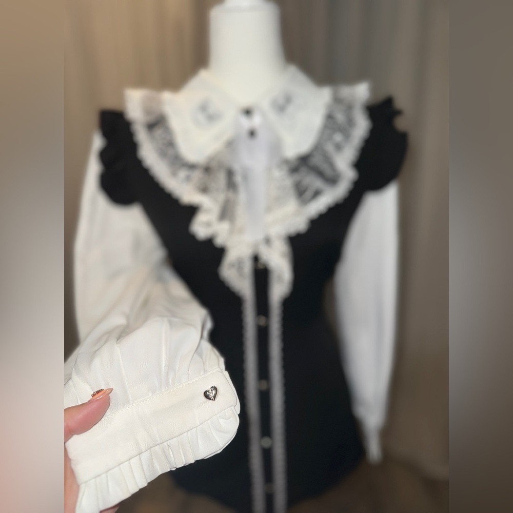 HoneyMikou HoneyPepper1X x Mikou Art “Momo” Black Women’s Medium Jfashion - Picture 7 of 11